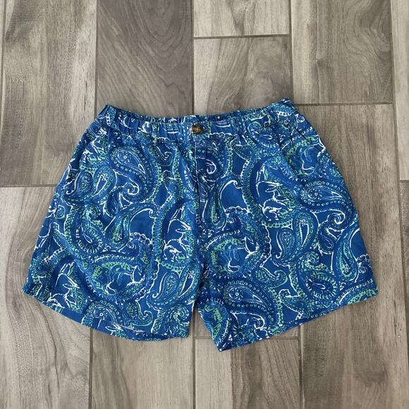 Chubbies Men’s Originals Shorts Chino Stretch Multi Blue 5.5 Inseam Size Large - Picture 1 of 10